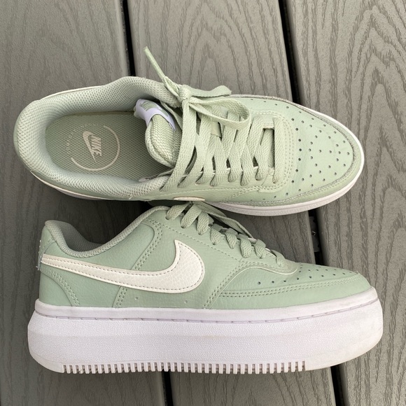 Nike Shoes - Pastel green coloured Nike shoes 🍈